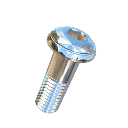 Titanium 1/2-13 X 1-1/2 UNC Button Head Socket Drive Allied Titanium Cap Screw with 0.85 inches of threads